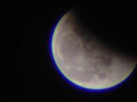  Foto (com defeitos especiais) que fiz do eclipse lunar de 03 de Março de 2007.