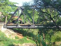  Pontilhão da linha do trem sobre o rio Jaguari-Mirim.