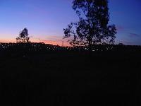  Por do sol.